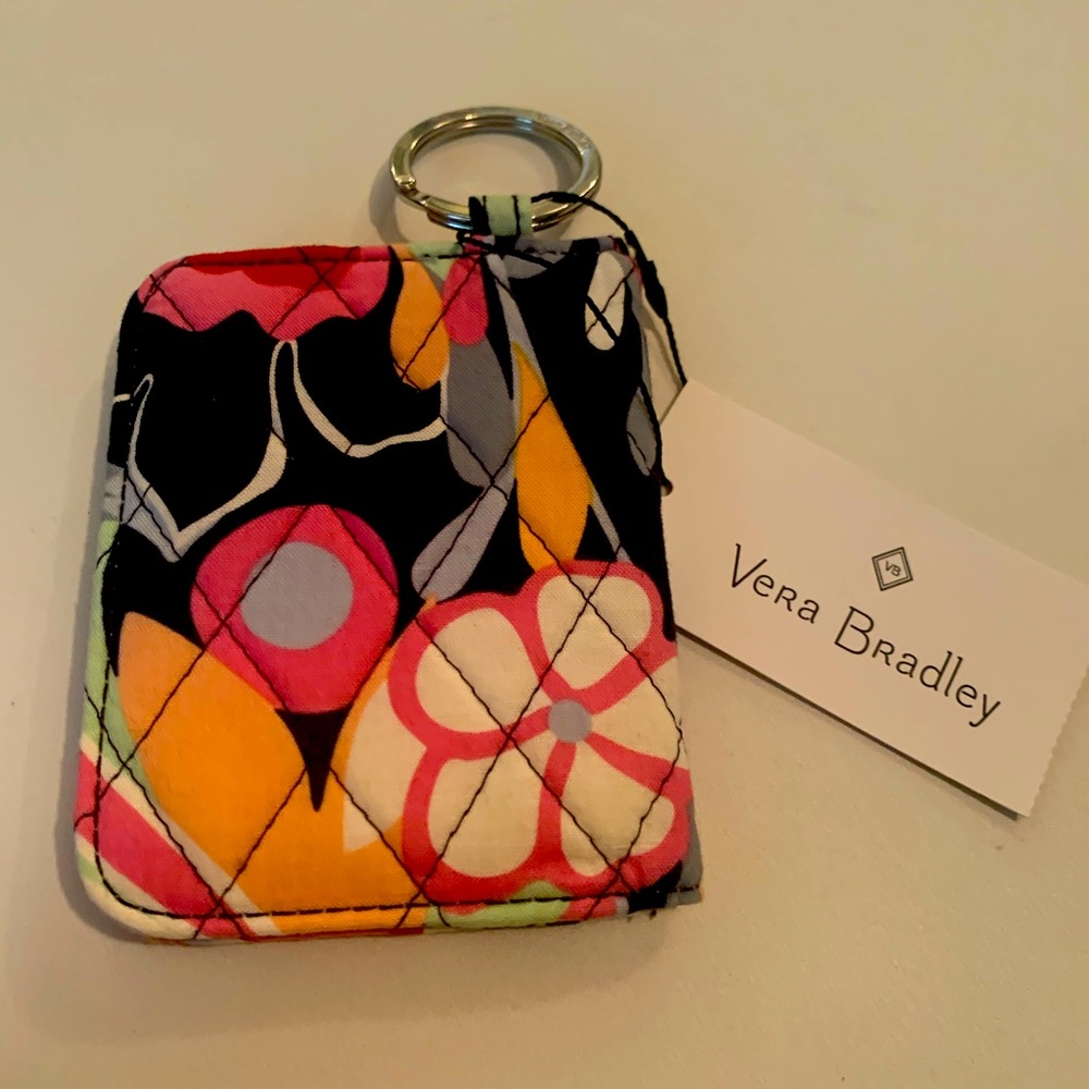 Vera Bradley Campus Double ID Wallet Keychain
